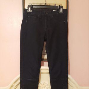 Rag & Bone Moto Dark Blue Skinny Jeans